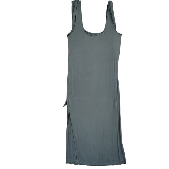 Modern Citizen Kelis Tie Waist Maxi Dress Size XL Gray - Picture 11 of 11